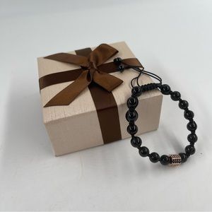 COAI Women’s Reiki Healing Rhinestone Pave Charm Tourmaline Stone Bracelet